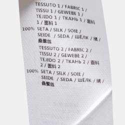 Pre Owned Stella McCartney Multicolor Printed Silk Top & Pants Set S