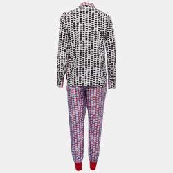 Pre Owned Stella McCartney Multicolor Printed Silk Top & Pants Set S