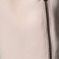 Pre Owned Stella McCartney Light Pink Crepe Tapered Leg Pants L