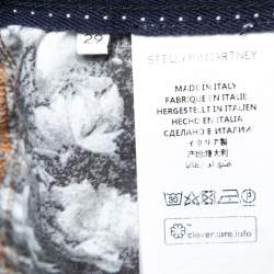 Pre Owned Stella McCartney Blue Denim Straight Leg Jeans M Waist 29"