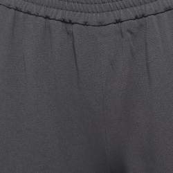 Stella McCartney Grey Crepe Tapered Leg Pants XS