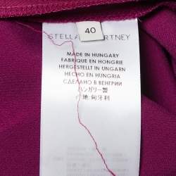 Stella McCartney Purple Crepe Jogger Pants S