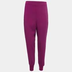Stella McCartney Purple Crepe Jogger Pants S