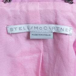 Pre Owned Stella McCartney Pink Wool Single Breasted Blazer S