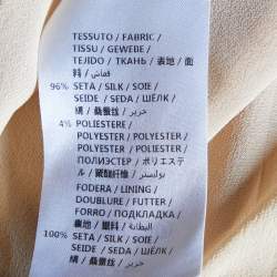 Pre Owned Stella McCartney Black Monochrome Printed Silk Top S