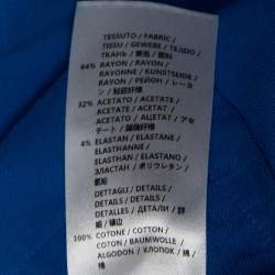 مملوكة مسبقًا Stella McCartney Blue Crepe Joggers M