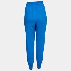 مملوكة مسبقًا Stella McCartney Blue Crepe Joggers M