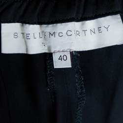 Stella McCartney Black Crepe Joggers S