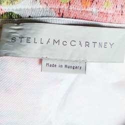 مملوكة مسبقًا Stella McCartney Multicolor Silk Floral Jacquard Knee Length Skirt M