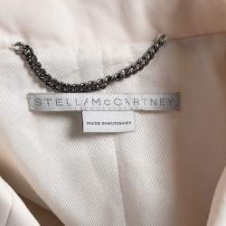 Stella McCartney Cream Wool Double-Breasted Blazer M