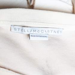 Stella McCartney Cream Cotton Knit Flounce trim Sweatshirt S