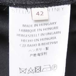 Stella McCartney Black Wool Straight Fit Pants M
