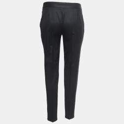 Stella McCartney Black Wool Straight Fit Pants M