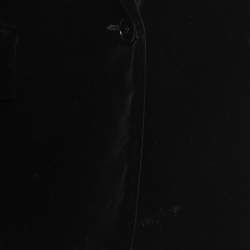 Pre Owned Stella McCartney Black Velvet Single Button Blazer S