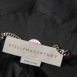 Pre Owned Stella McCartney Black Velvet Single Button Blazer S