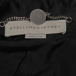 Pre Owned Stella McCartney Black Velvet Single Button Blazer S