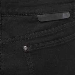 Pre Owned Stella McCartney Black Studded Denim Jeans M Waist 28"