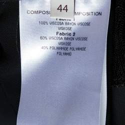 Stella McCartney Black Lace & Georgette Jumpsuit M