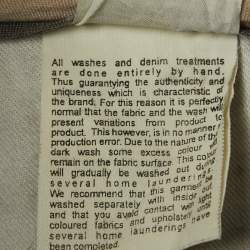 Pre Owned Stella McCartney Dark Blue Denim Wide Leg Jeans M Waist 30"