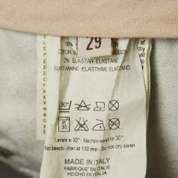 Pre Owned Stella McCartney Dark Blue Denim Wide Leg Jeans M Waist 30"