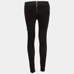 Pre Owned Stella McCartney Black Knit Skinny Pants XXS