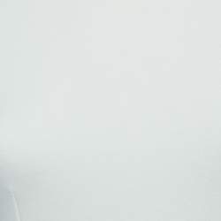 Pre Owned Stella McCartney Off-White Knit Lace Back Sleeveless Short Dress S