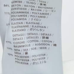 Pre Owned Stella McCartney Off-White Knit Lace Back Sleeveless Short Dress S