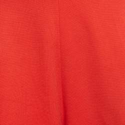 Pre Owned Stella McCartney Red Knit Elasticated High Waist Shorts XS