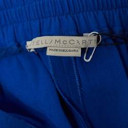 Stella McCartney Blue Crepe Julia Cuffed Trousers XS