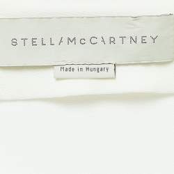 Pre Owned Stella McCartney Off White Crepe Long Sleeve Blouse S