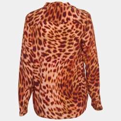 Stella McCartney Multicolor Print Silk Buttoned Shirt Blouse M