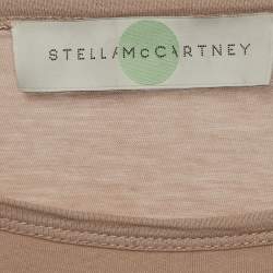 Pre Owned Stella McCartney Light Brown Tiger Print Sleeveless T-Shirt S