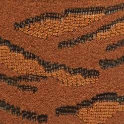 Stella McCartney Brown Wool Tiger Intarsia Pencil Skirt M