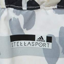 Pre Owned Stella McCartney Stella Sport X Adidas Leopard Print Synthetic Zip Front Jacket L
