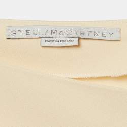 Pre Owned Stella McCartney Beige Crepe Dolman Sleeve Top M