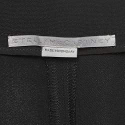 Pre Owned Stella McCartney Black Crepe Zipper Flared Trousers S