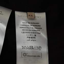 Pre Owned Stella McCartney Black Wool Double Breasted Blazer M