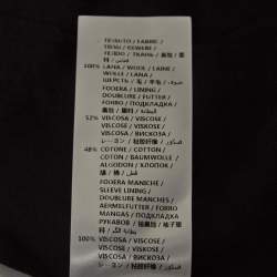 Pre Owned Stella McCartney Black Wool Double Breasted Blazer M