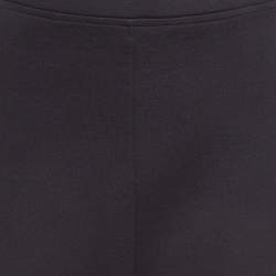 Pre Owned Stella McCartney Navy Blue All Is Love Side Stripe Cotton Culottes L