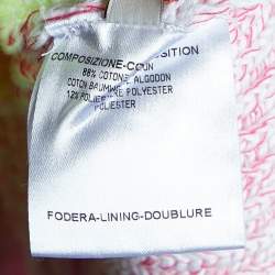 Pre Owned Stella McCartney Multicolor Colorblock Rib Knit Sweater S