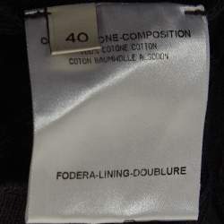 Pre Owned Stella McCartney Black Embellished Cotton Knit Mini Tank Dress S