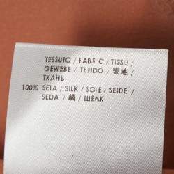 Pre Owned Stella McCartney Light Orange Shift Dress M