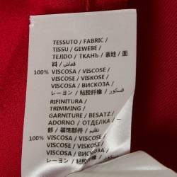 Pre Owned Stella McCartney Pink Satin Tassels Detail Trousers S