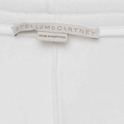 Pre Owned Stella McCartney White Cotton Wide-Leg Sweatpants M