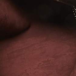 Pre Owned Stella McCartney Grey/Burgundy Faux Suede Reversible Falabella Shopper Tote