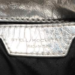 Stella McCartney Silver Faux Leather Falabella Crossbody Bag