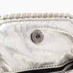 Stella McCartney Silver Faux Leather Falabella Crossbody Bag