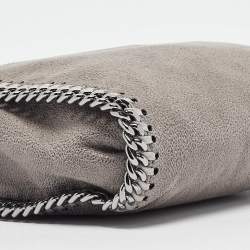Pre Owned Stella McCartney Grey Faux Leather Tiny Falabella Tote