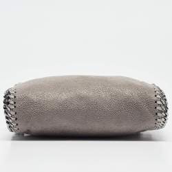 Pre Owned Stella McCartney Grey Faux Leather Tiny Falabella Tote