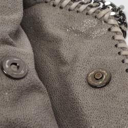 Pre Owned Stella McCartney Grey Faux Leather Tiny Falabella Tote